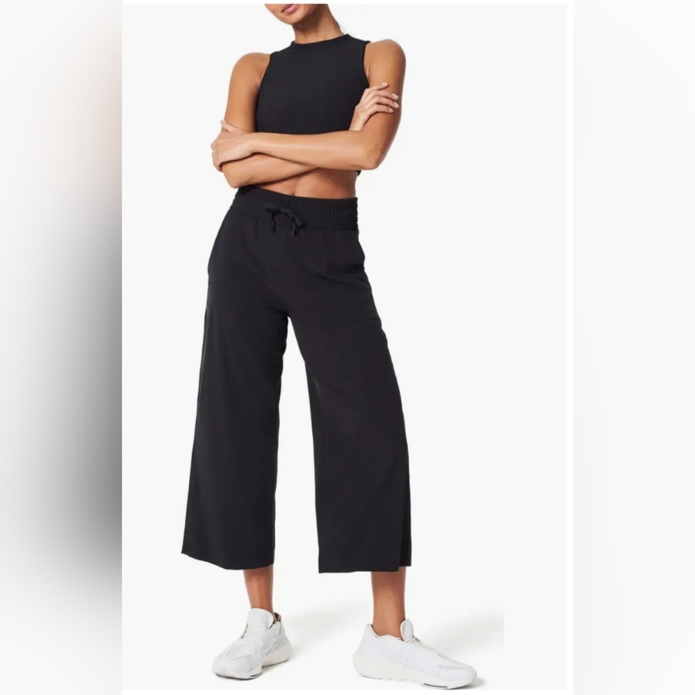 Spanx Out of Office Trouser in Black. Plus Size 1x Petite.